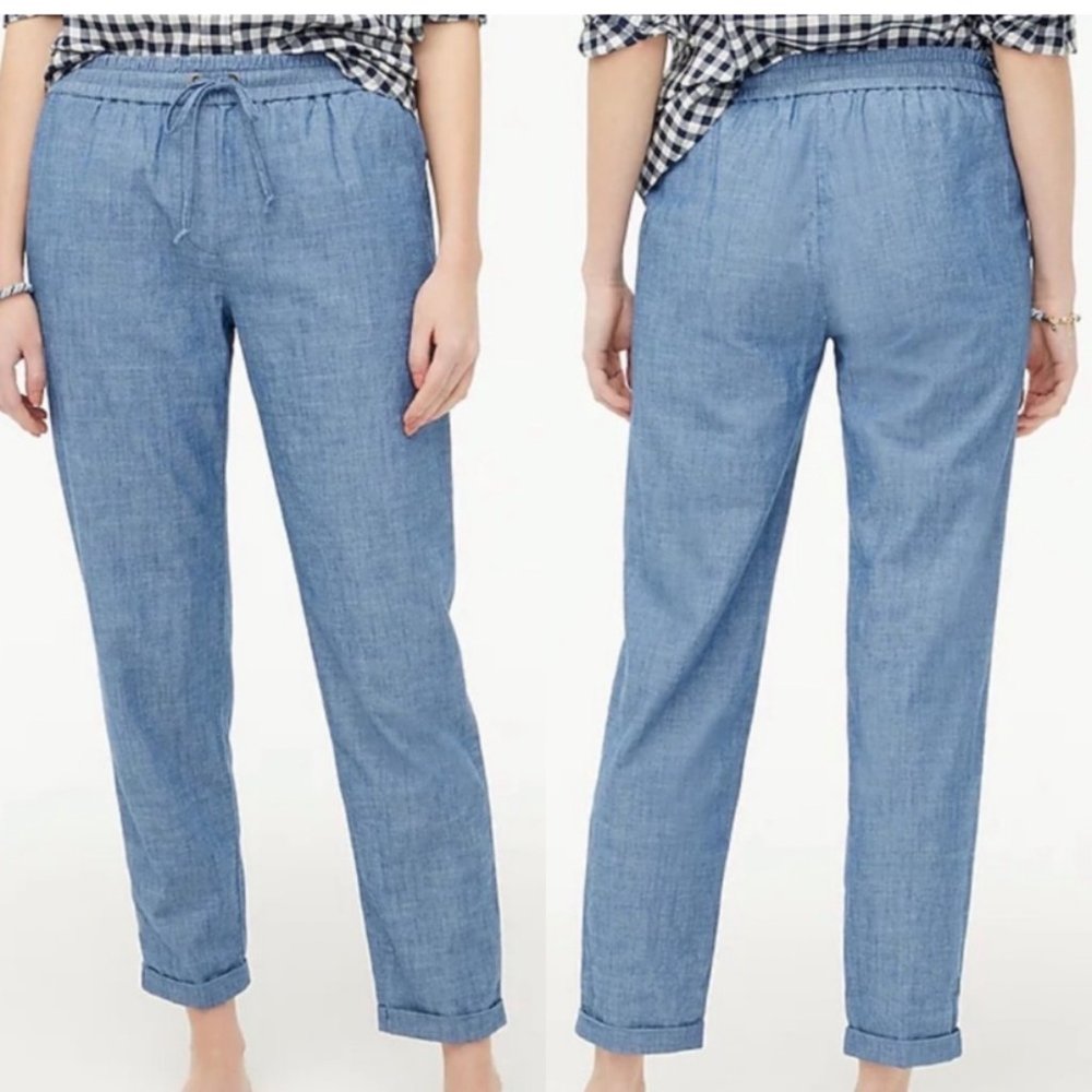 J Crew Chambray Pants